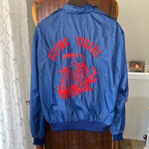 Vintage Flying Tigers Jacket Mens 46 Bomber Jacket embroidered